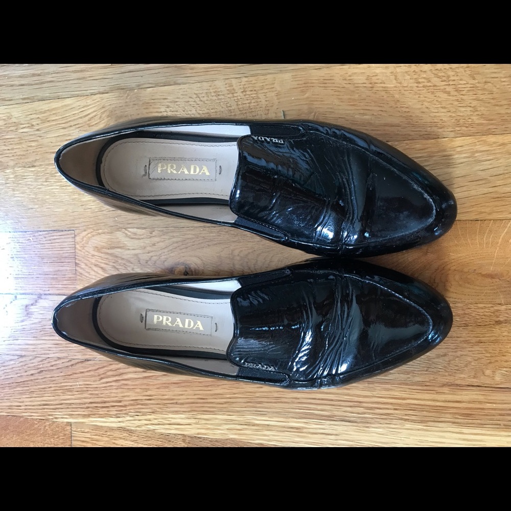 Black Prada loafers